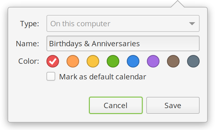 New calendar